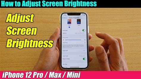 how to increase brightness in iphone x