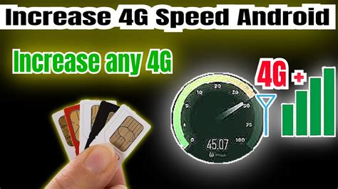how to increase net speed in phone
