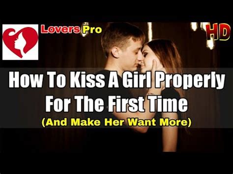 how to initiate kissing video clips -