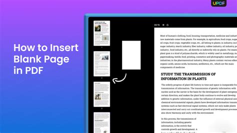 how to insert blank page in pdf