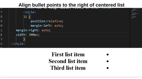 how to insert bullet points in html