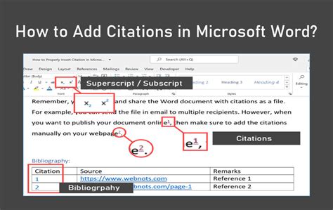 how to insert citation in word