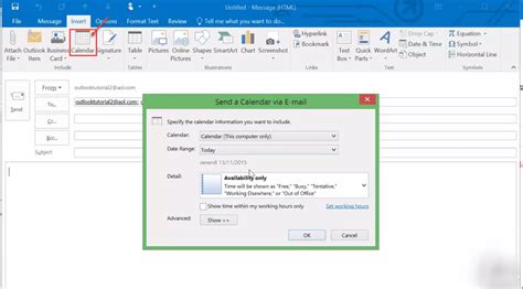 how to insert video in outlook email