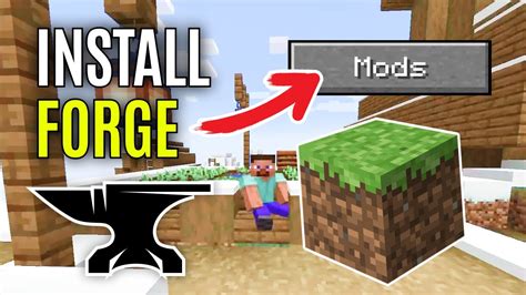 how to install and use minecraft forge