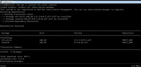 how to install nfs server in linux