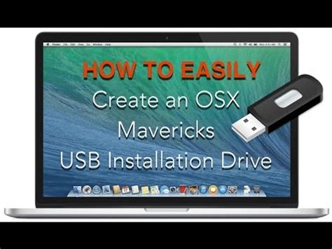 how to install osx from usb drive