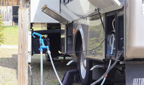 how to install rv hookups on property