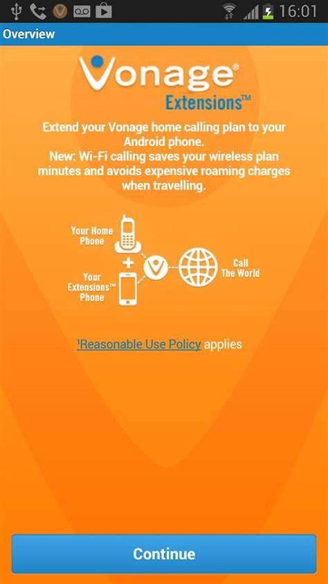 how to install vonage extension app