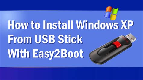 how to install window xp from usb