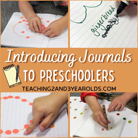 How To Introduce Preschool Journals To 3 Year Preschool Writing Journals - Preschool Writing Journals