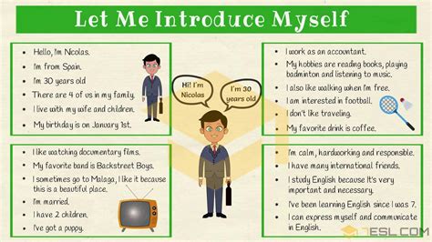 how to introduce yourself in class presentation
