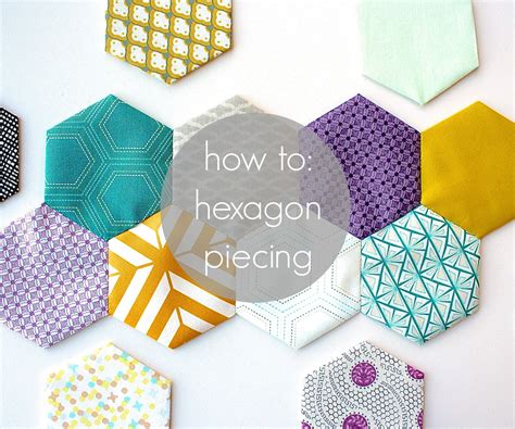 how to join hexagons in quilting