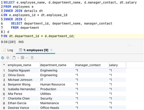 how to join several tables in sql