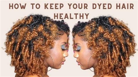 how to keep dyed hair healthy black girl