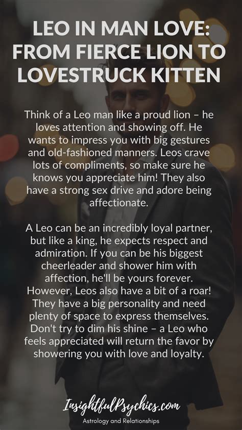 how to keep leo man in love