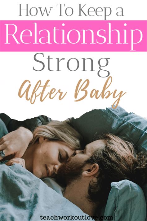 how to keep relationship strong after baby