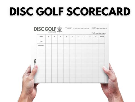 how to keep score in disc golf