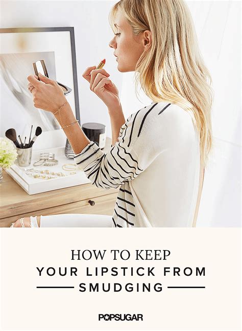 how to keep your lipstick from smudging back