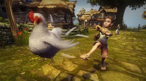 how to kick chicken fable 2 game pc