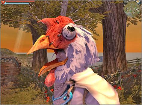 how to kick chickens in fable 2 game