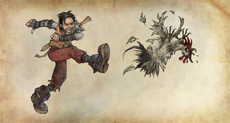 how to kick chickens in fable 3 wiki