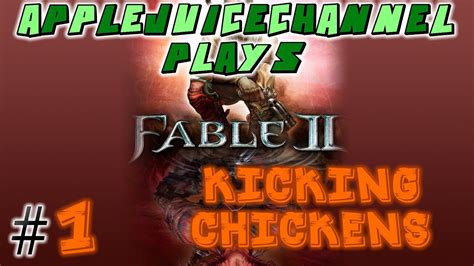 how to kick chickens on fable 2