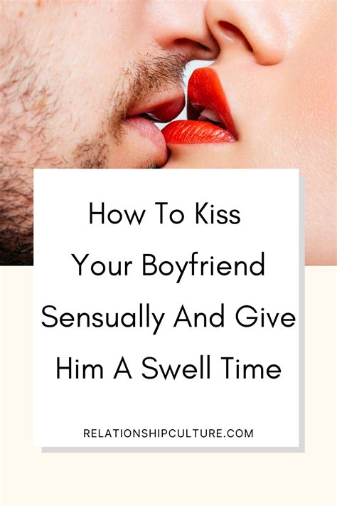 how to kiss a boyfriend tips video