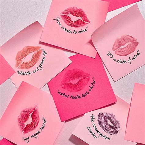 how to kiss a paper with lipstick