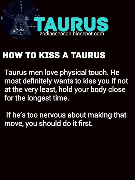 how to kiss a taurus manga