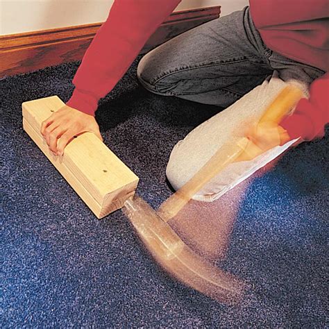 how to knee kick carpet cleaner
