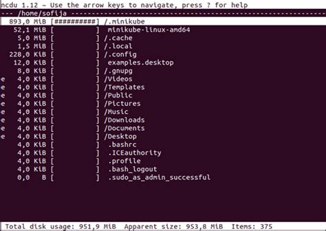 how to know folder size in linux