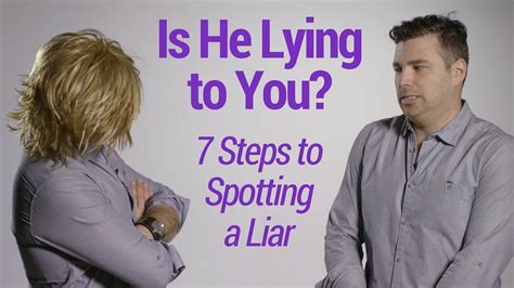 how to know he is lying