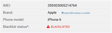 how to know if iphone is blacklisted