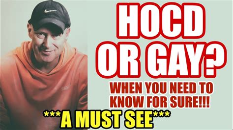 how to know im not gay and its hocd