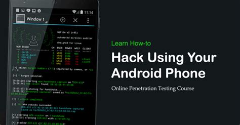 how to learn hacking with android phone