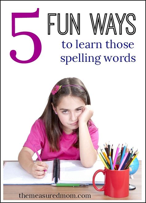 how to learn spelling words