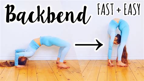 how to learn to do a backbend