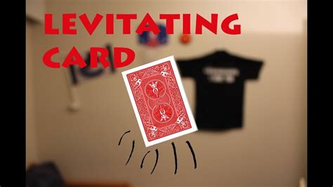 how to levitate a card