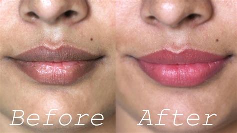 how to lighten dark lips with makeup