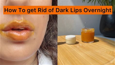 how to lighten lips overnight