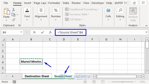 how to link between sheets in excel