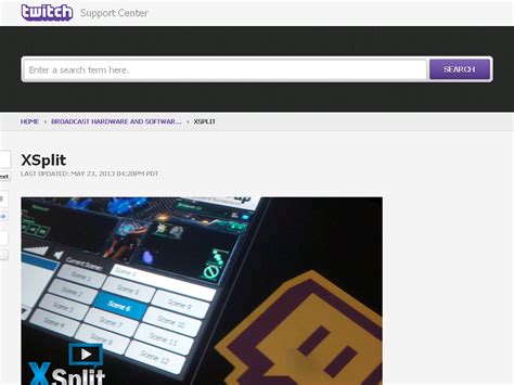 how to link xsplit to twitch tv