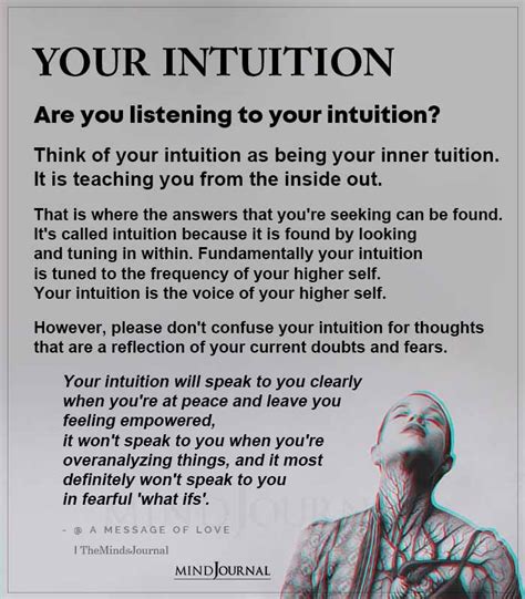 how to listen to intuition