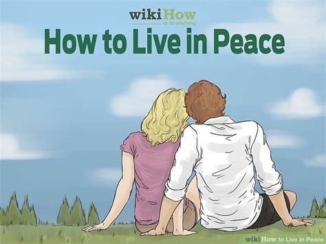 how to live in peace with others