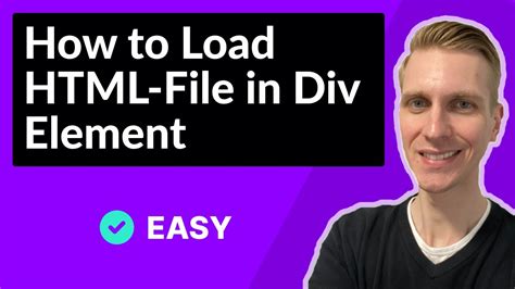 how to load video in html