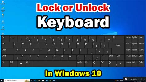 how to lock keypad in laptop