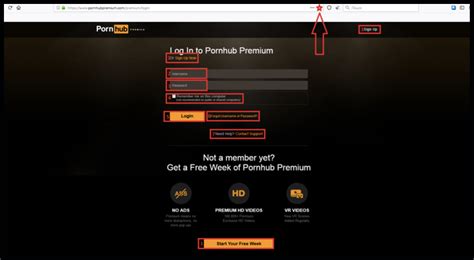 how to login to porn hub