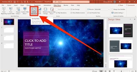 how to loop a video in powerpoint