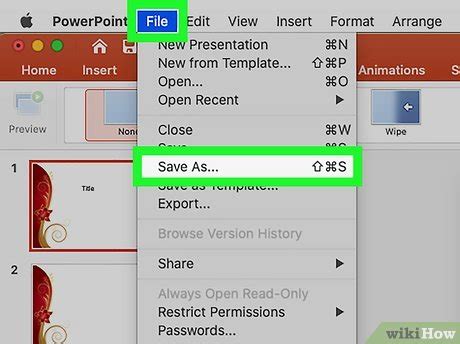 how to loop powerpoint on mac