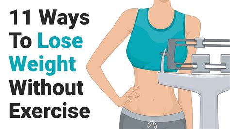 how to lose weight without exercising